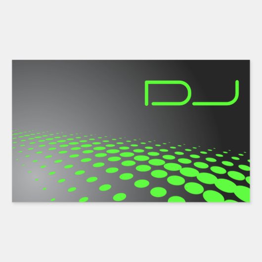 DJユニークシール 長方形シール (正面)
