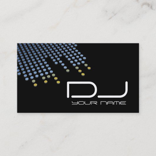 DJユニーク名刺 名刺 (正面)
