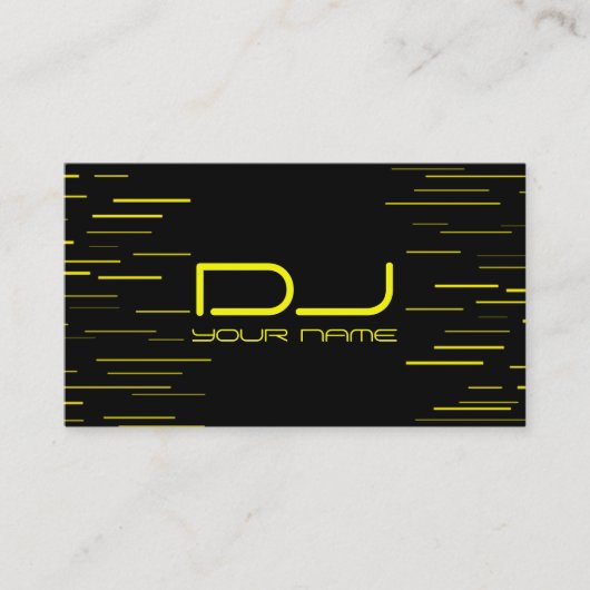 DJユニーク名刺 名刺 (正面)