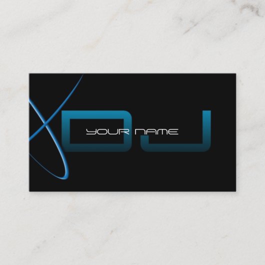 DJユニーク名刺 名刺 (正面)