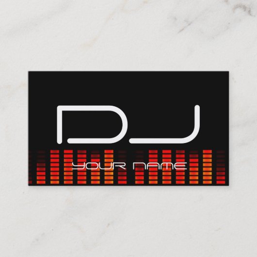DJユニーク名刺 名刺 (正面)
