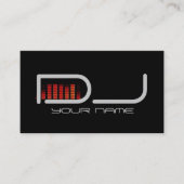 DJユニーク名刺 名刺 (正面)
