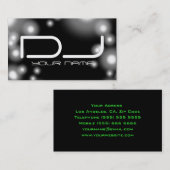 DJユニーク名刺（LED付き） 名刺 (正面/裏面)