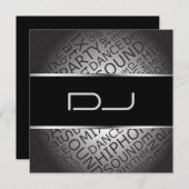 DJユニーク招待状 招待状 (正面/裏面)