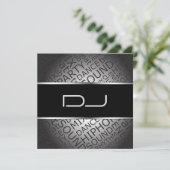 DJユニーク招待状 招待状 (スタンド正面)