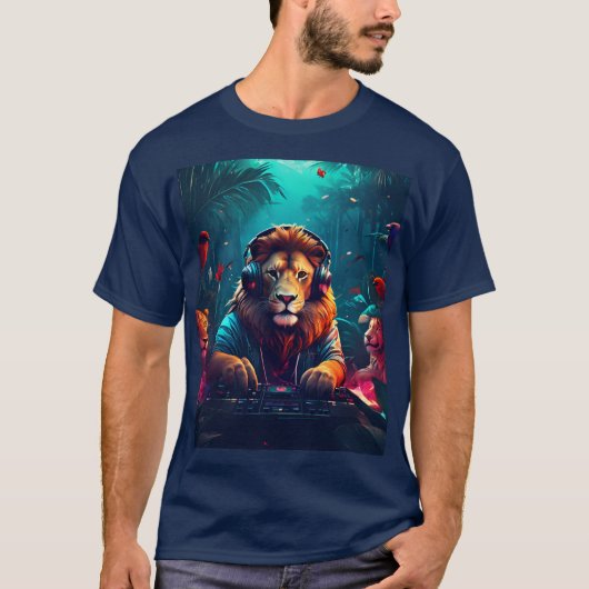 djライオン tシャツ (正面)