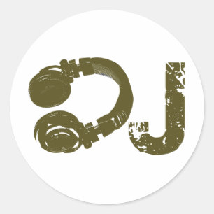 DJリスト ラウンドシール