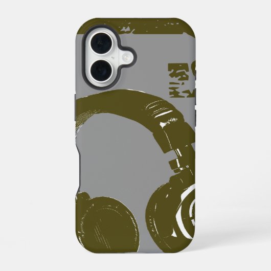 DJリスト iPhone 16ケース (裏面)