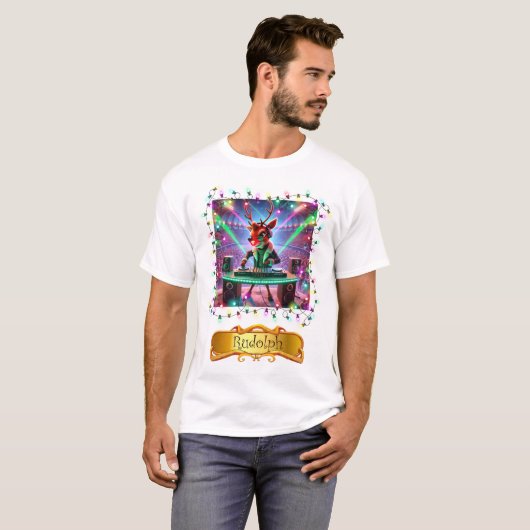 DJルドルフ Tシャツ (正面フル)