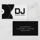 DJレコード音楽名刺 名刺 (正面/裏面)