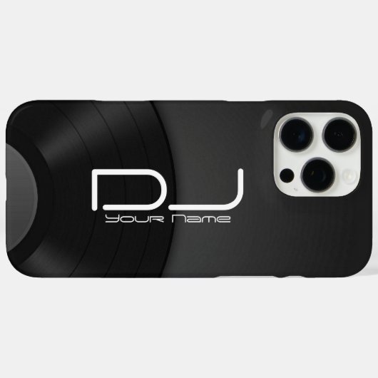 DJレコード Case-Mate iPhoneケース (裏面 (横))