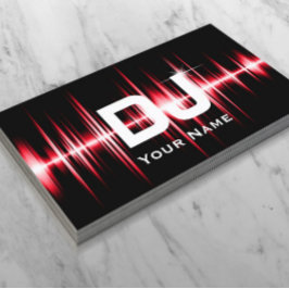 DJレッドモダンビートプロフェッショナルDeejay Music 名刺
