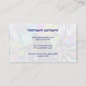 DJレトロカラフル熱帯テンプレート 名刺 (裏面)