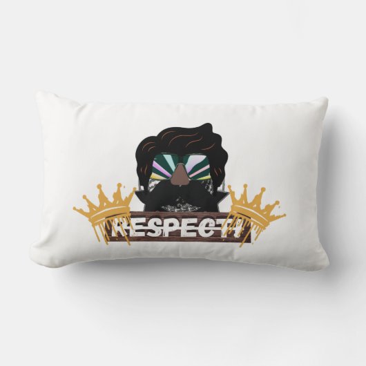 DJロスタイリッシュゴLumbarピローモダン- Home Decor ランバークッション (正面)