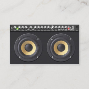 DJ名刺ラウドスピーカー 名刺