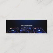 DJ名刺 スキニー名刺 (裏面)