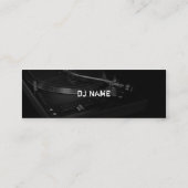 DJ名刺 スキニー名刺 (裏面)