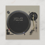 DJ名刺 スクエア名刺 (正面)