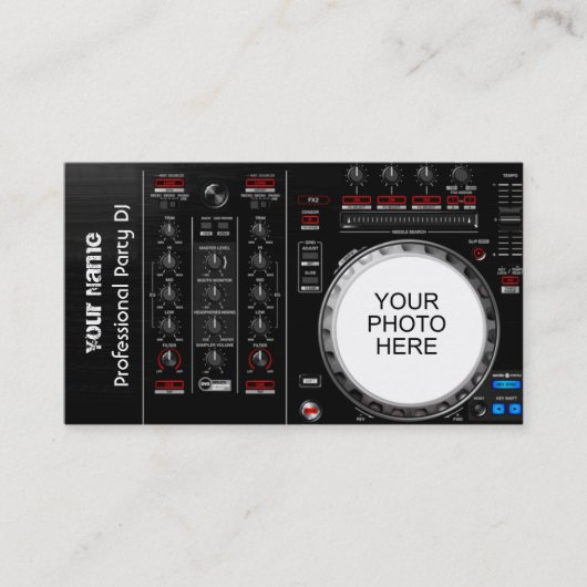 DJ名刺 名刺 (正面)