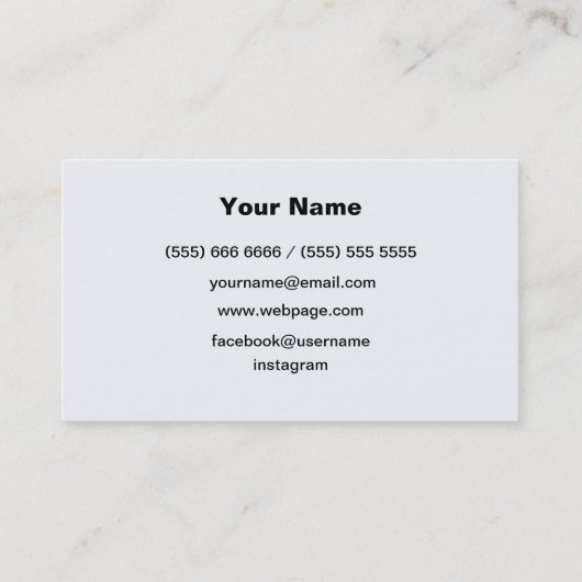 DJ名刺 名刺 (裏面)