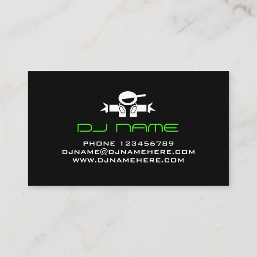 DJ名刺 名刺 (裏面)