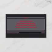 DJ名刺 名刺 (裏面)