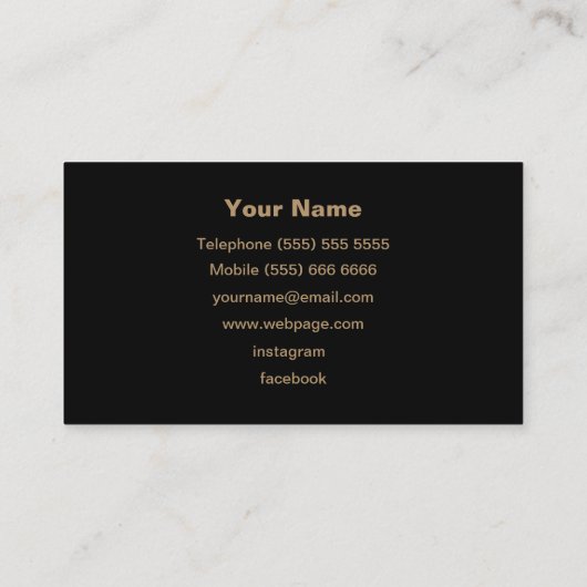 DJ名刺 名刺 (裏面)