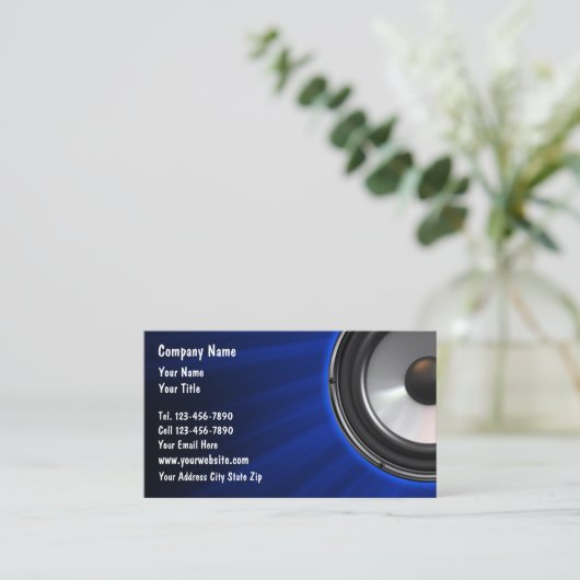 DJ名刺 名刺 (スタンド正面)