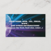 DJ名刺 名刺 (裏面)