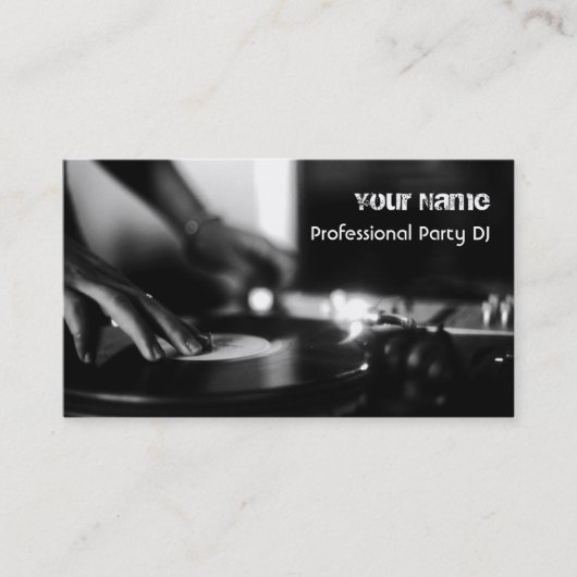 DJ名刺 名刺 (正面)