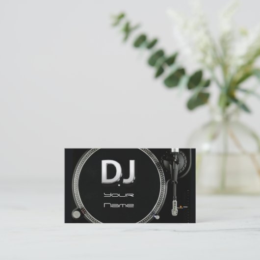 DJ名刺 名刺 (スタンド正面)