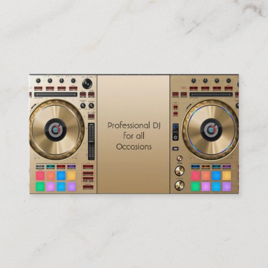 DJ名刺 名刺 (正面)