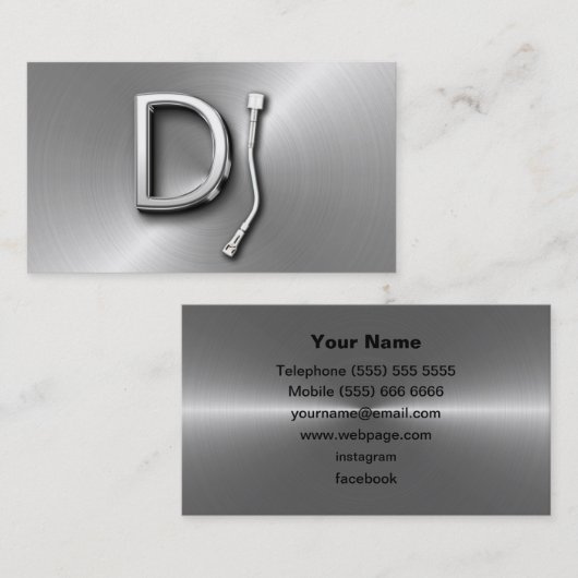 DJ名刺 名刺 (正面/裏面)