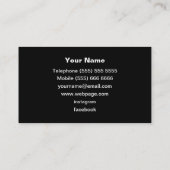 DJ名刺 名刺 (裏面)