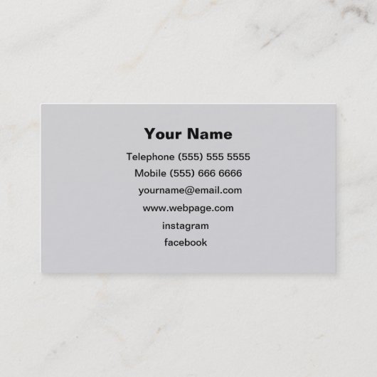 DJ名刺 名刺 (裏面)