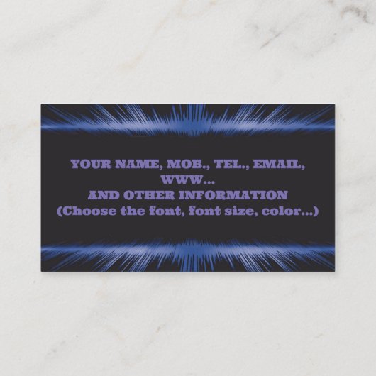 DJ名刺 名刺 (裏面)