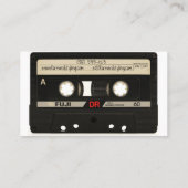 DJ名刺 – Mixtapeヴィンテージ 名刺 (裏面)