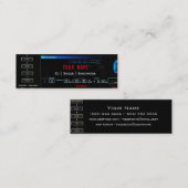 DJ名刺Ver.2 スキニー名刺 (正面/裏面)