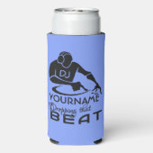 DJ名前をカスタムするとカラー スリム缶クーラー (Seltzer裏面)