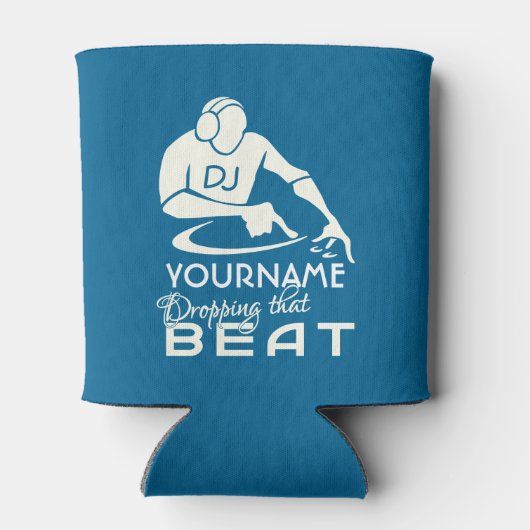 DJ名前をカスタムする&カラーカンクーラー 缶クーラー (裏面)