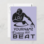 DJ名前をカスタムする&カラーポストカード ポストカード (正面/裏面)