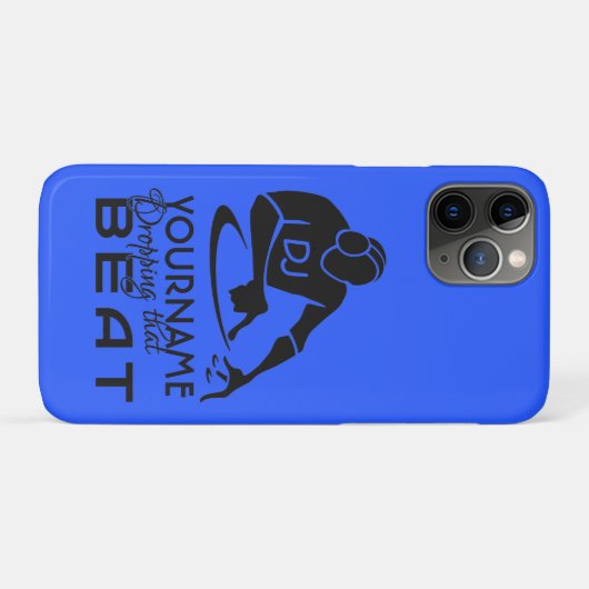 DJ名前をカスタムする Case-Mate iPhoneケース (裏面(横))