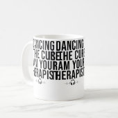DJ名言 ディージェイ 楽しいダンスの名言 EDMフェスティバル コーヒーマグカップ (正面左)