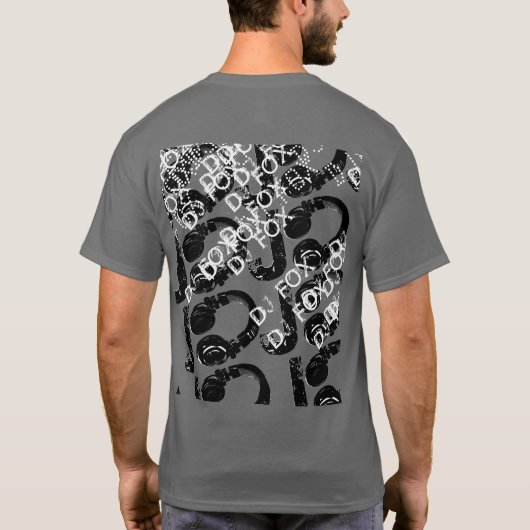 DJ名 Tシャツ (裏面)