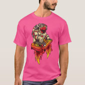 Dj宇宙飛行士ドラムとバスDnb電気サイチェデリ Tシャツ (正面)