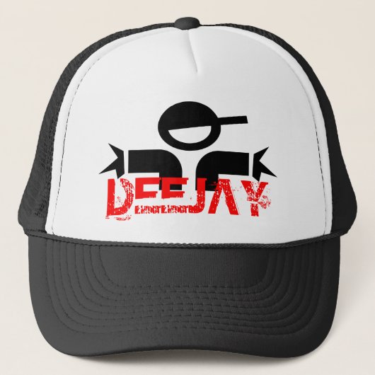 DJ帽子 – ディスクジョッキーパーティーキャップ キャップ (正面)