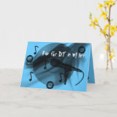 DJ愛 カード (黄色い花)