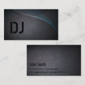 DJ抽象芸術レーザーライトプロフェッショナルブラック 名刺 (正面/裏面)