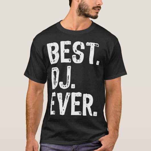 DJ最高の Ever Gift おもしろい Christmas Tシャツ (正面)