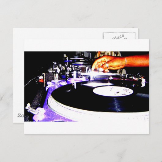 DJ機器 ポストカード (正面/裏面)
